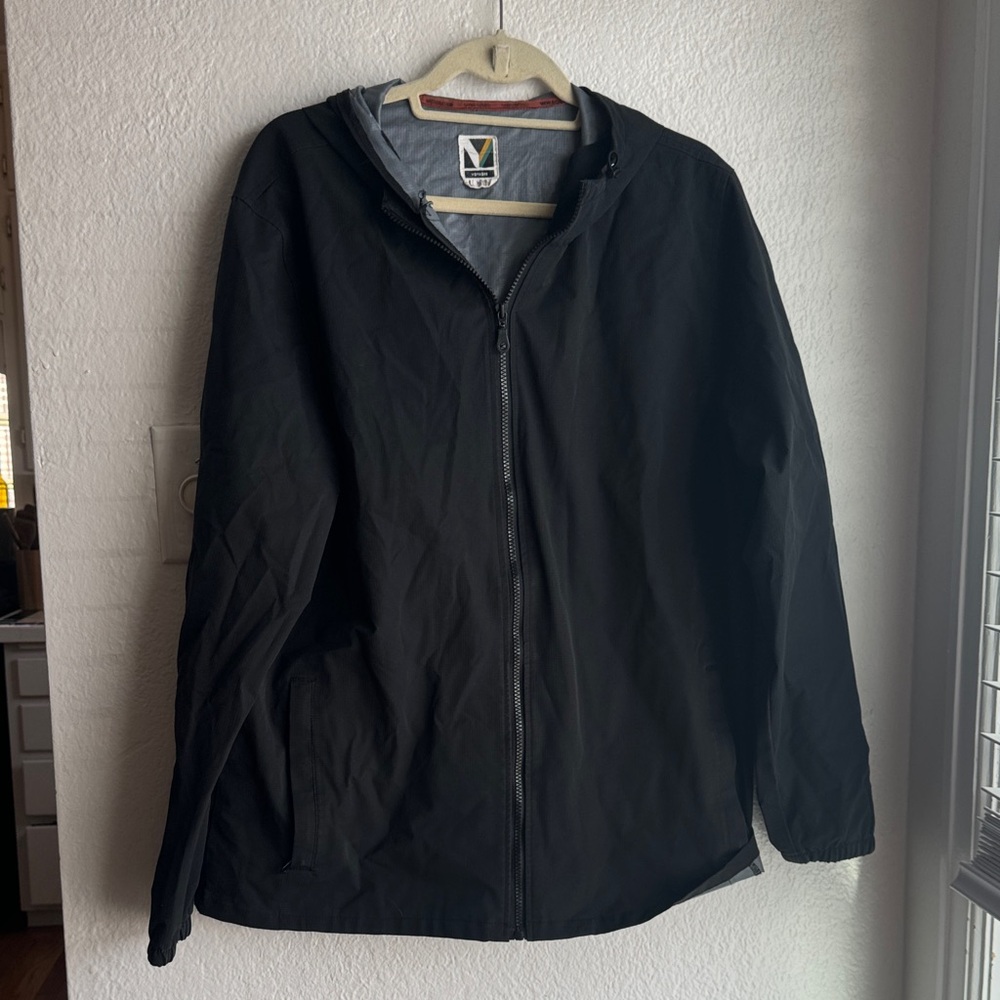 Voyager Men's Black Windbreaker Jacket Outdoor’s Gorpcore